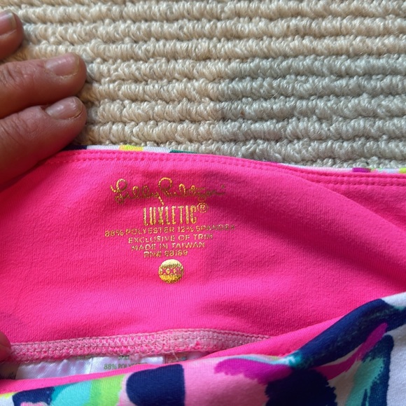Lilly Pulitzer athletic leggings xxs - Picture 2 of 4